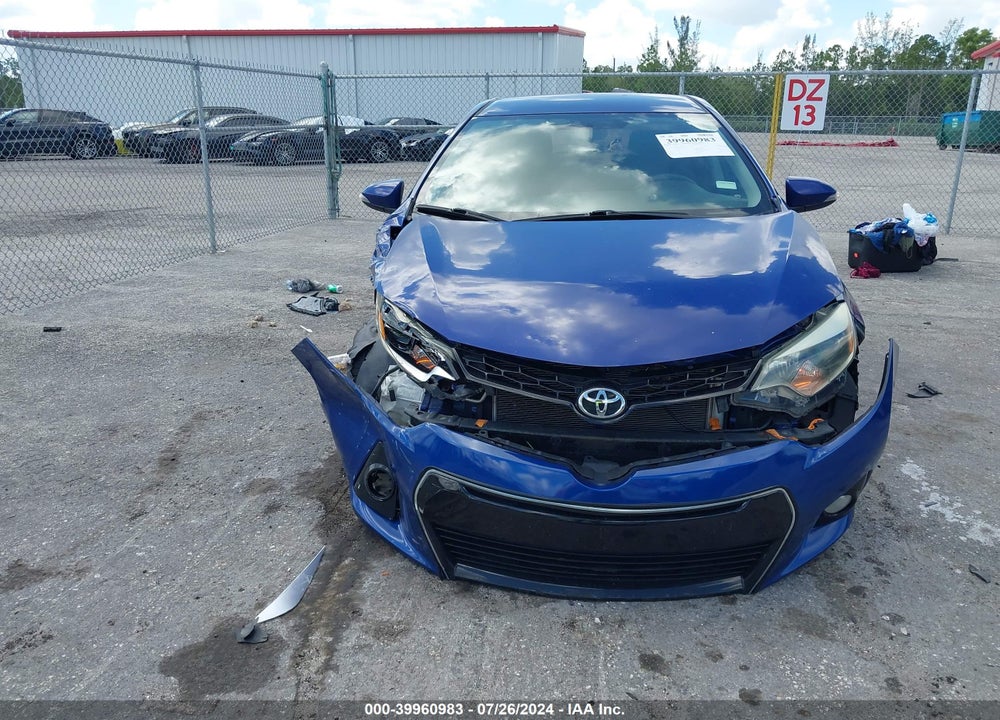 2015 TOYOTA COROLLA L/LE/LE PLUS/LE PREMIUM/S/S PLUS/S PREMIUM VIN: 2T1BURHE6FC348398