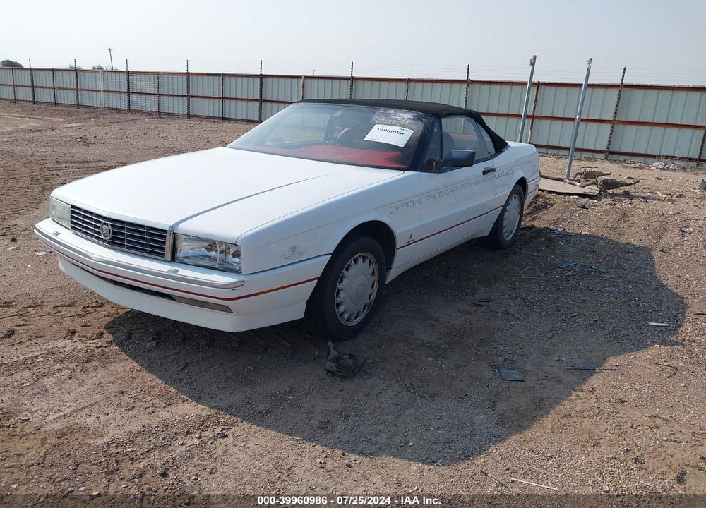 1992 CADILLAC ALLANTE VIN: 1G6VS3381NU125207