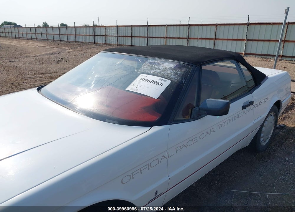 1992 CADILLAC ALLANTE VIN: 1G6VS3381NU125207