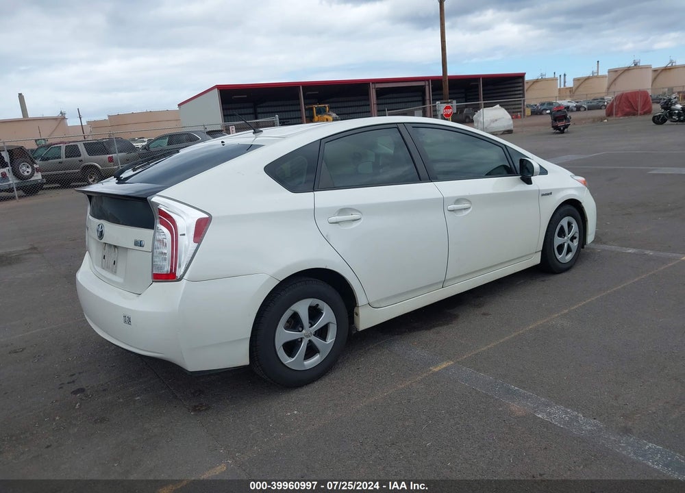 2014 TOYOTA PRIUS FIVE/FOUR/THREE/TWO VIN: JTDKN3DUXE0362918