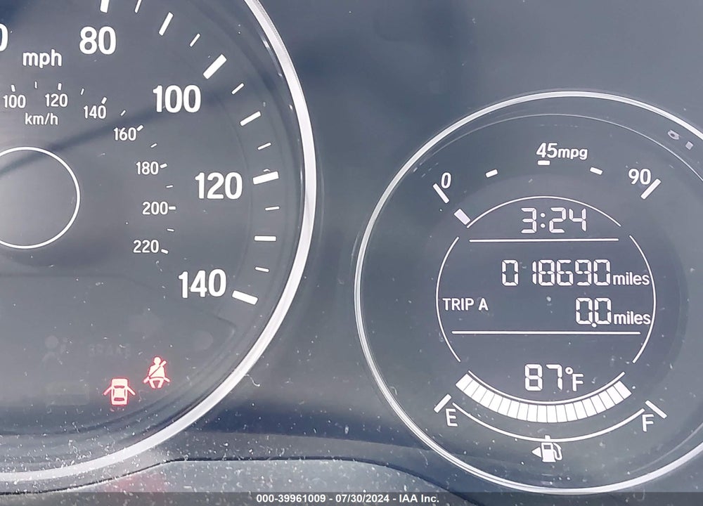 2020 HONDA HR-V AWD LX VIN: 3CZRU6H39LM737836