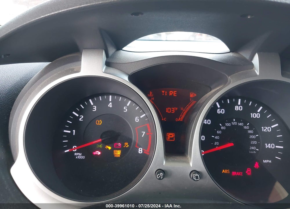 2012 NISSAN JUKE SL VIN: JN8AF5MR7CT109894