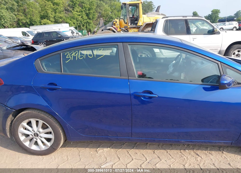 2017 KIA FORTE S VIN: 3KPFL4A76HE086292
