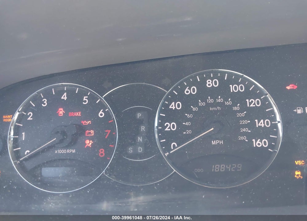 2007 TOYOTA AVALON LIMITED/TOURING/XL/XLS VIN: 4T1BK36B37U193868