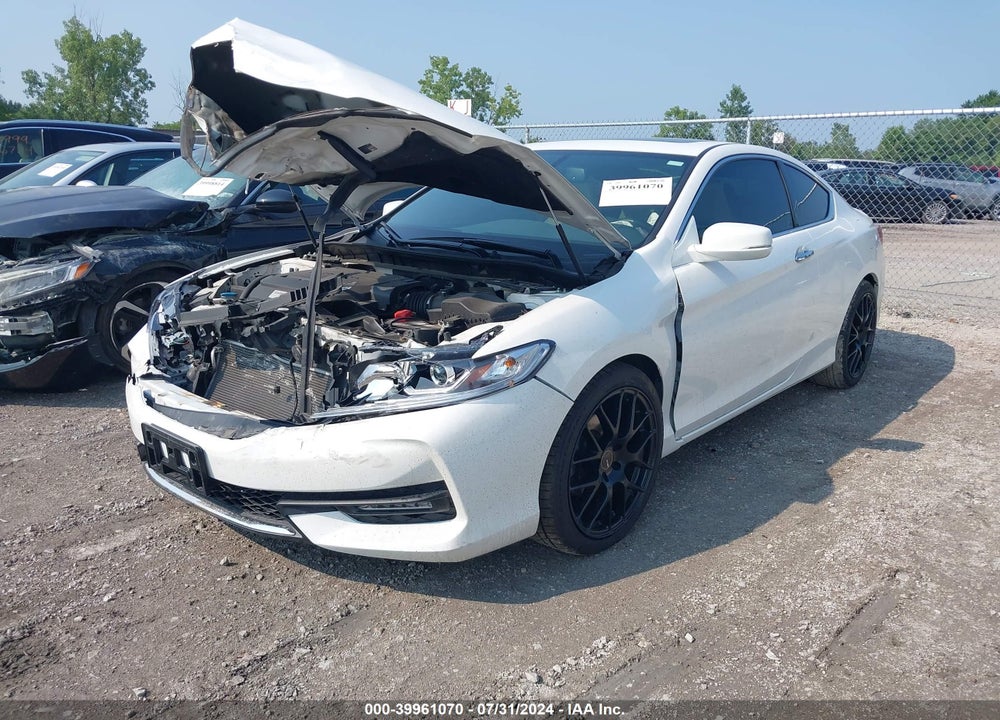 2016 HONDA ACCORD EX-L V-6 VIN: 1HGCT2B80GA000749
