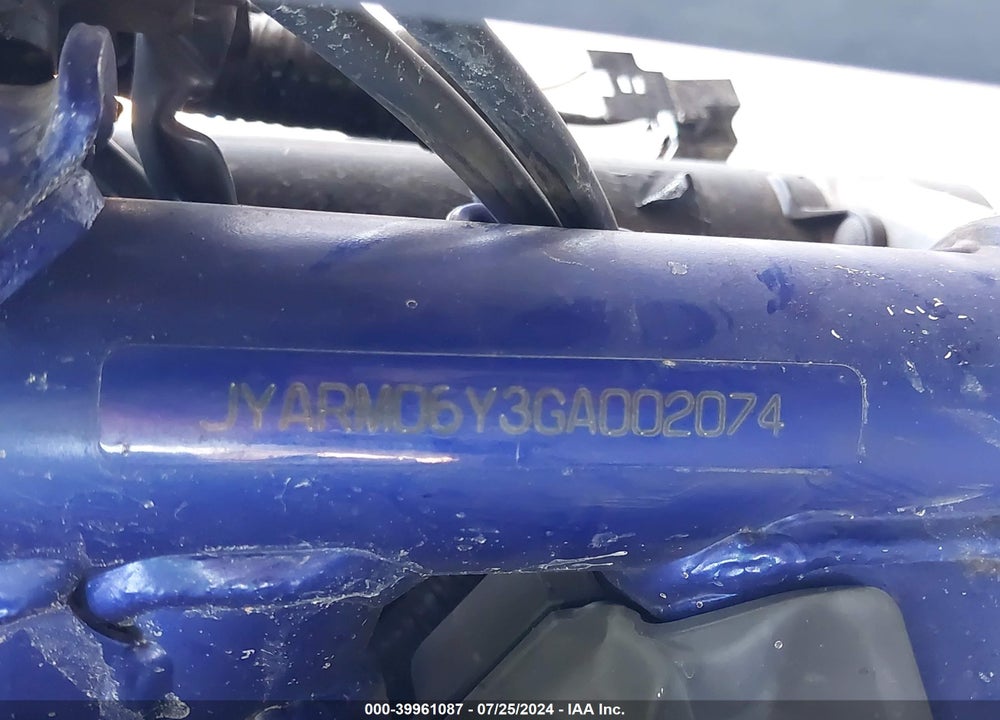 2016 YAMAHA FZ07 C VIN: JYARM06Y3GA002074