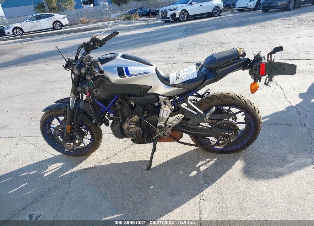2016 YAMAHA FZ07 C VIN: JYARM06Y3GA002074