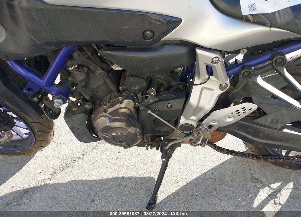 2016 YAMAHA FZ07 C VIN: JYARM06Y3GA002074