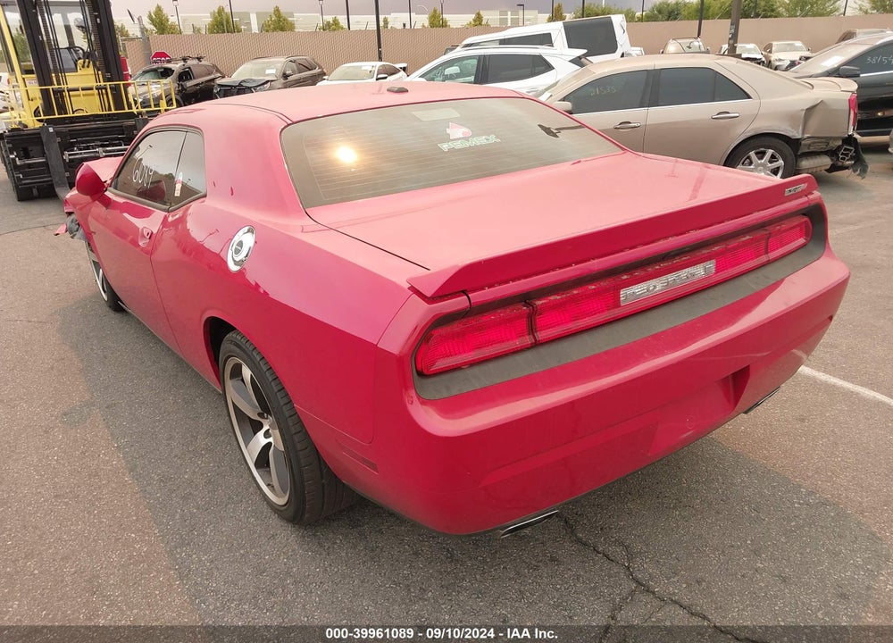 2012 DODGE CHALLENGER SRT8 392 VIN: 2C3CDYCJ6CH170436