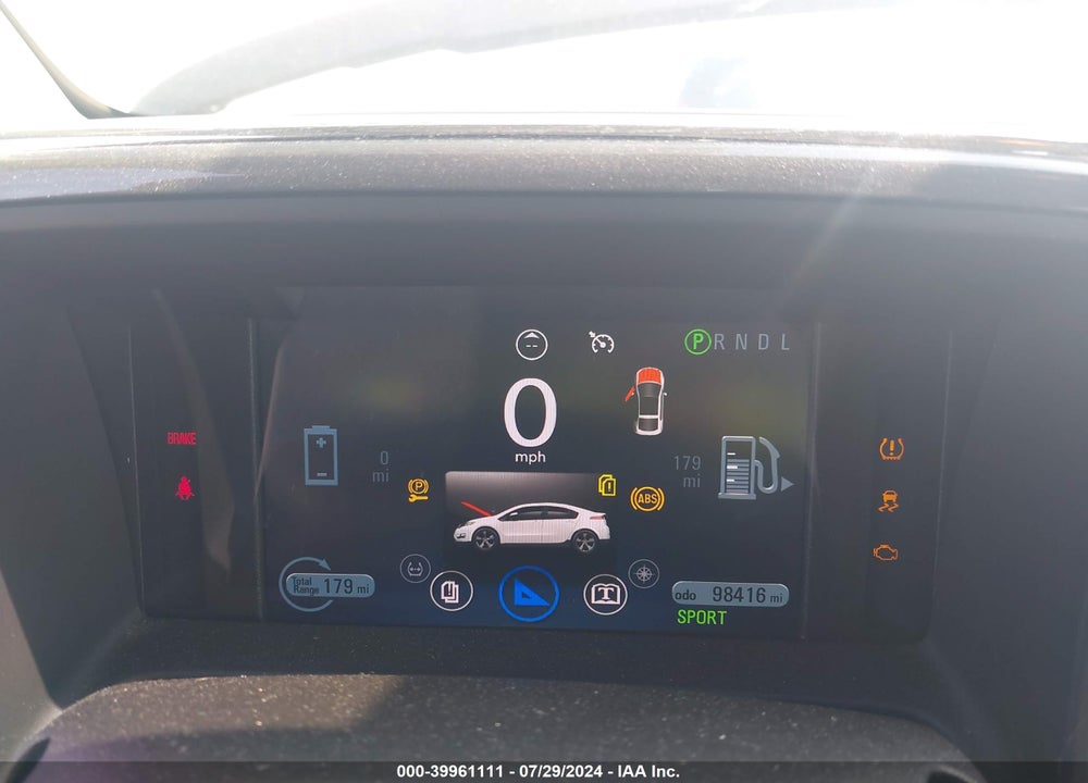 2012 CHEVROLET VOLT VIN: 1G1RD6E42CU107065