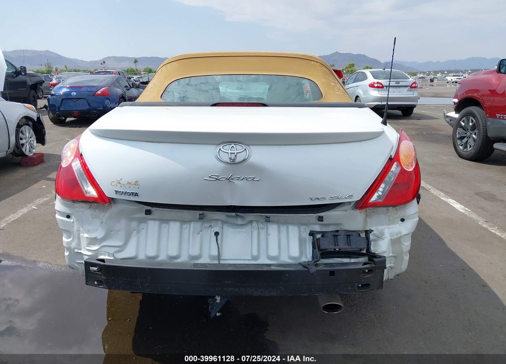 2006 TOYOTA CAMRY SOLARA SE/SLE VIN: 4T1FA38P56U095002