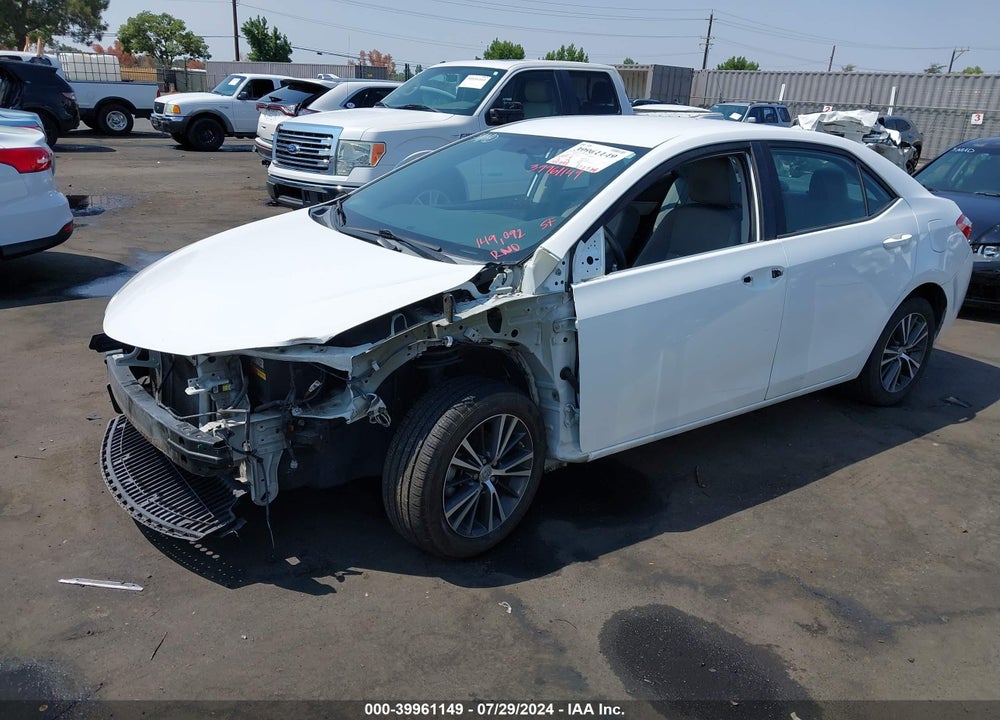 2016 TOYOTA COROLLA LE PLUS VIN: 5YFBURHE5GP419494