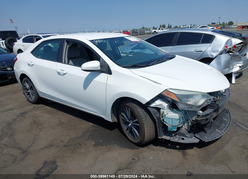 2016 TOYOTA COROLLA LE PLUS VIN: 5YFBURHE5GP419494