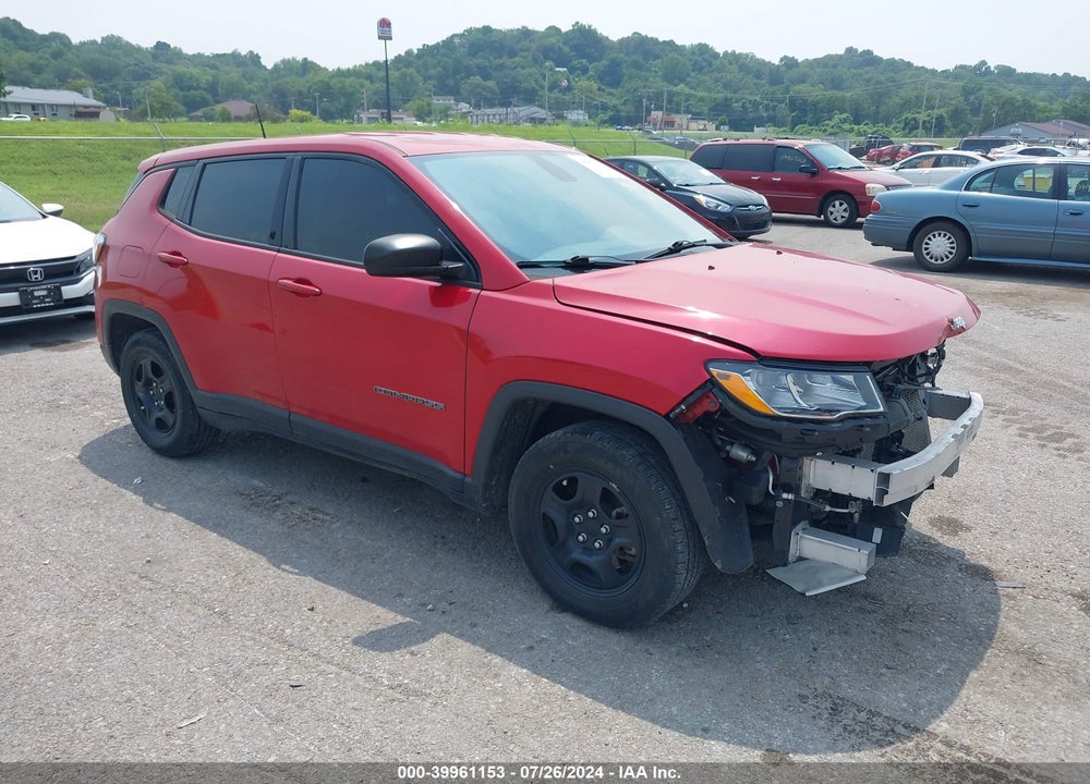 2018 JEEP COMPASS SPORT FWD VIN: 3C4NJCAB1JT411903