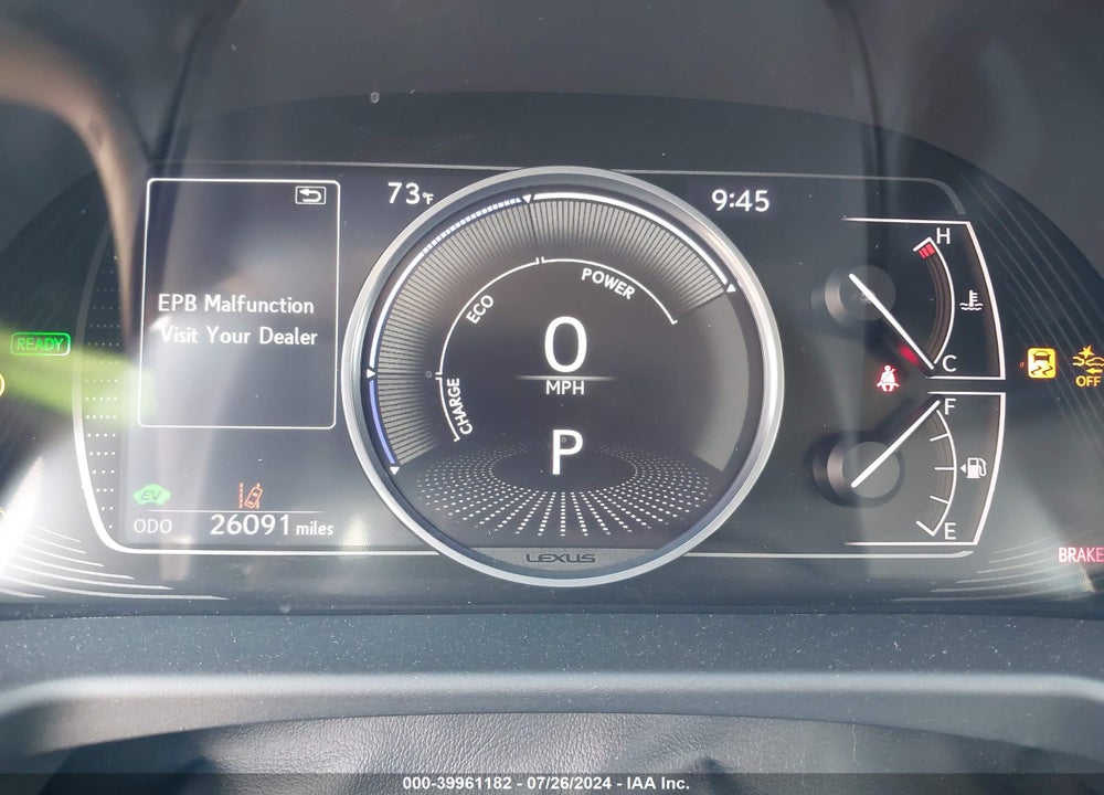 2021 LEXUS ES 300H VIN: 58ADA1C13MU010548
