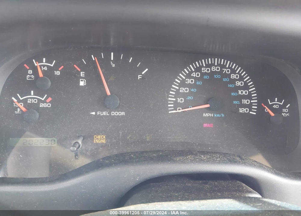 1998 DODGE DAKOTA SLT/SPORT VIN: 1B7GL22X1WS533953