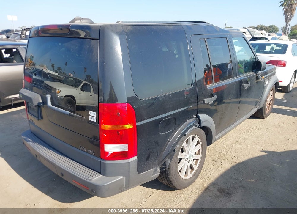 2008 LAND ROVER LR3 V8 SE VIN: SALAE25458A442560