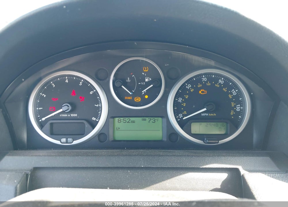 2008 LAND ROVER LR3 V8 SE VIN: SALAE25458A442560