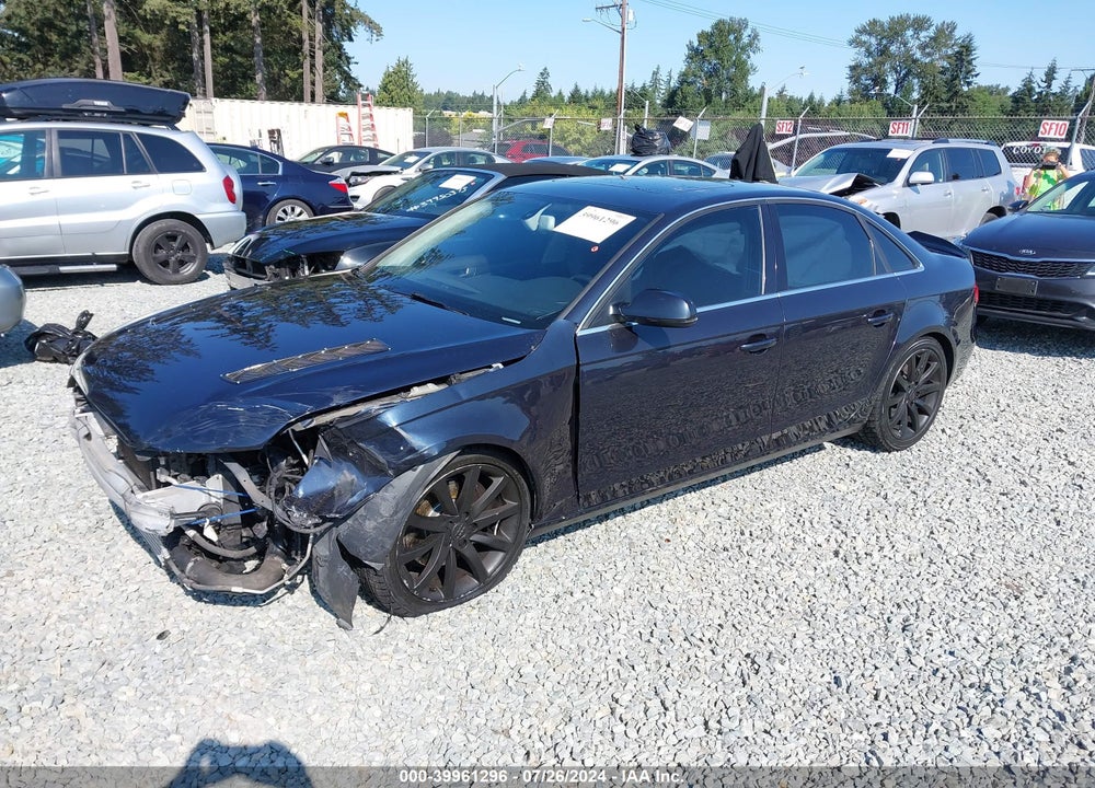 2013 AUDI A4 2.0T PREMIUM VIN: WAUFFAFL4DN006602