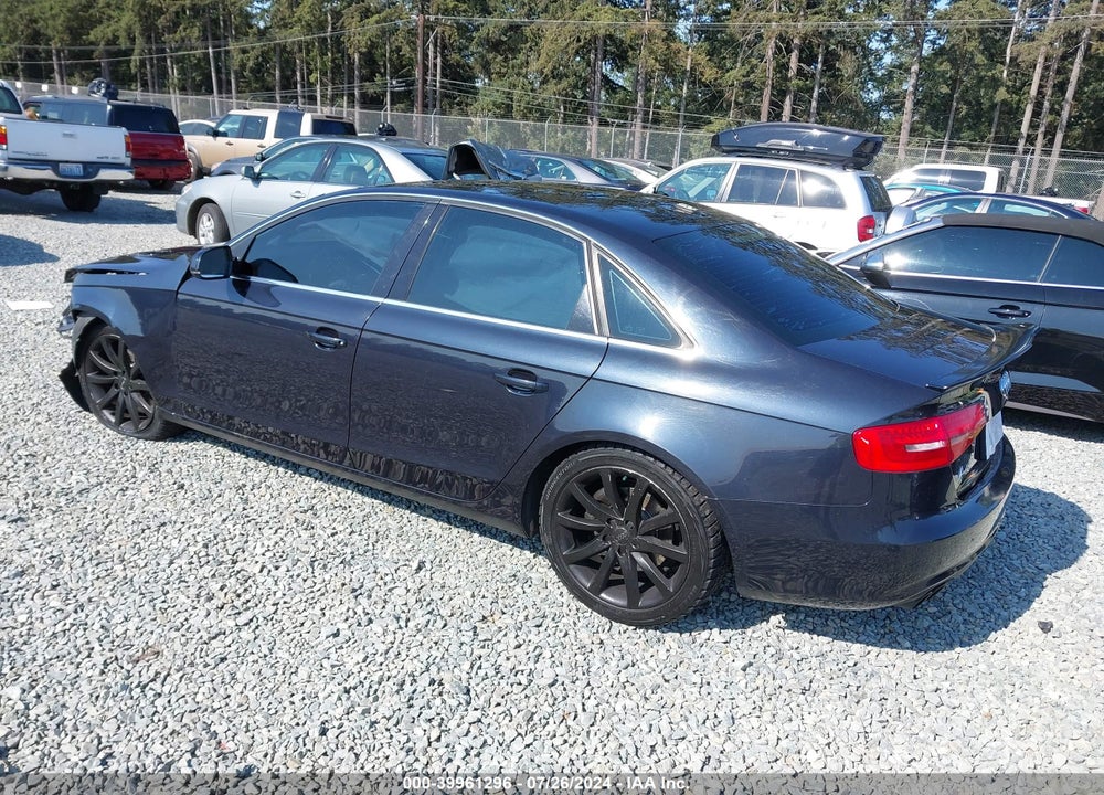 2013 AUDI A4 2.0T PREMIUM VIN: WAUFFAFL4DN006602