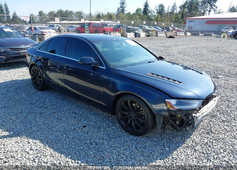 2013 AUDI A4 2.0T PREMIUM VIN: WAUFFAFL4DN006602