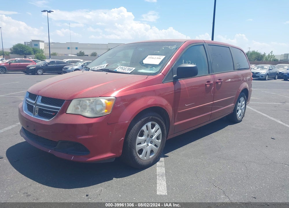 2014 DODGE GRAND CARAVAN SE VIN: 2C4RDGBG5ER276010