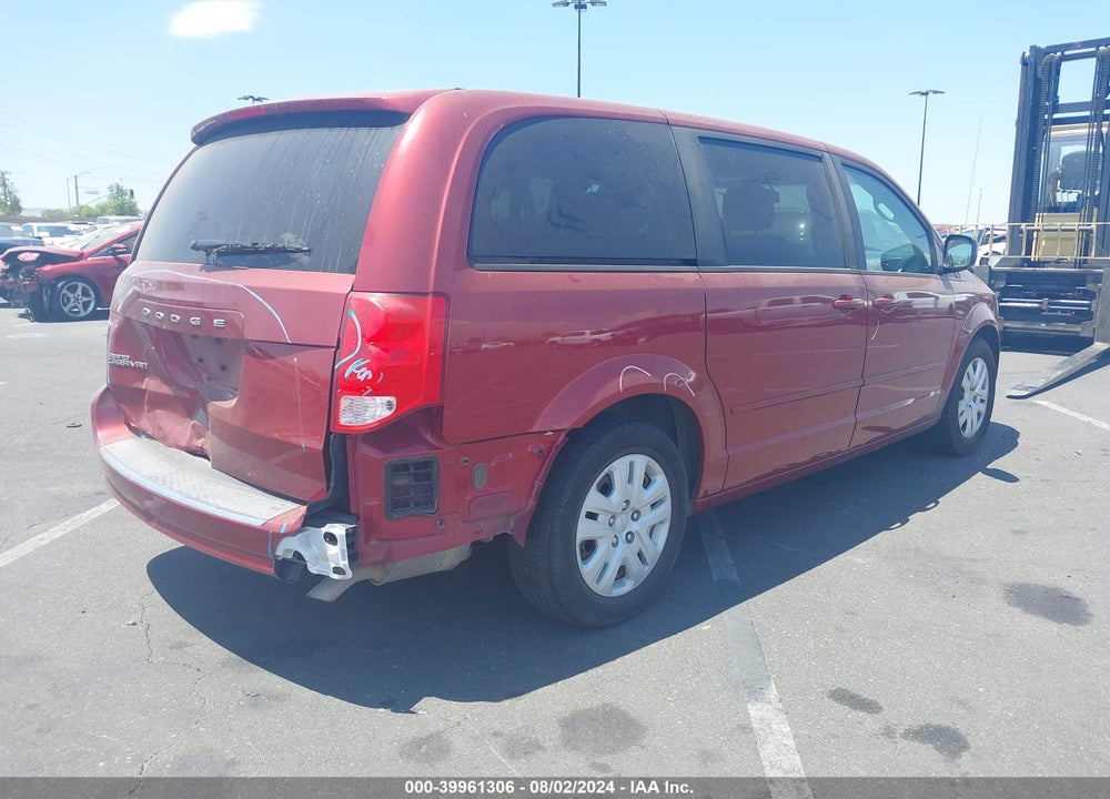 2014 DODGE GRAND CARAVAN SE VIN: 2C4RDGBG5ER276010