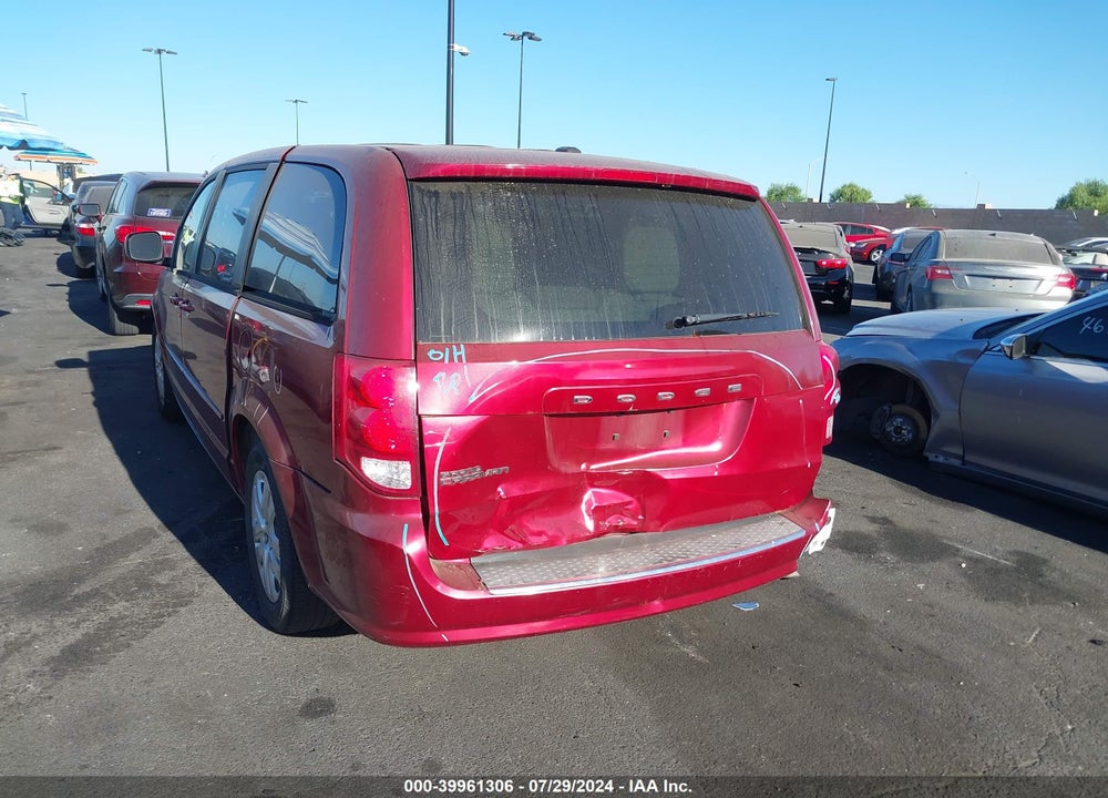 2014 DODGE GRAND CARAVAN SE VIN: 2C4RDGBG5ER276010
