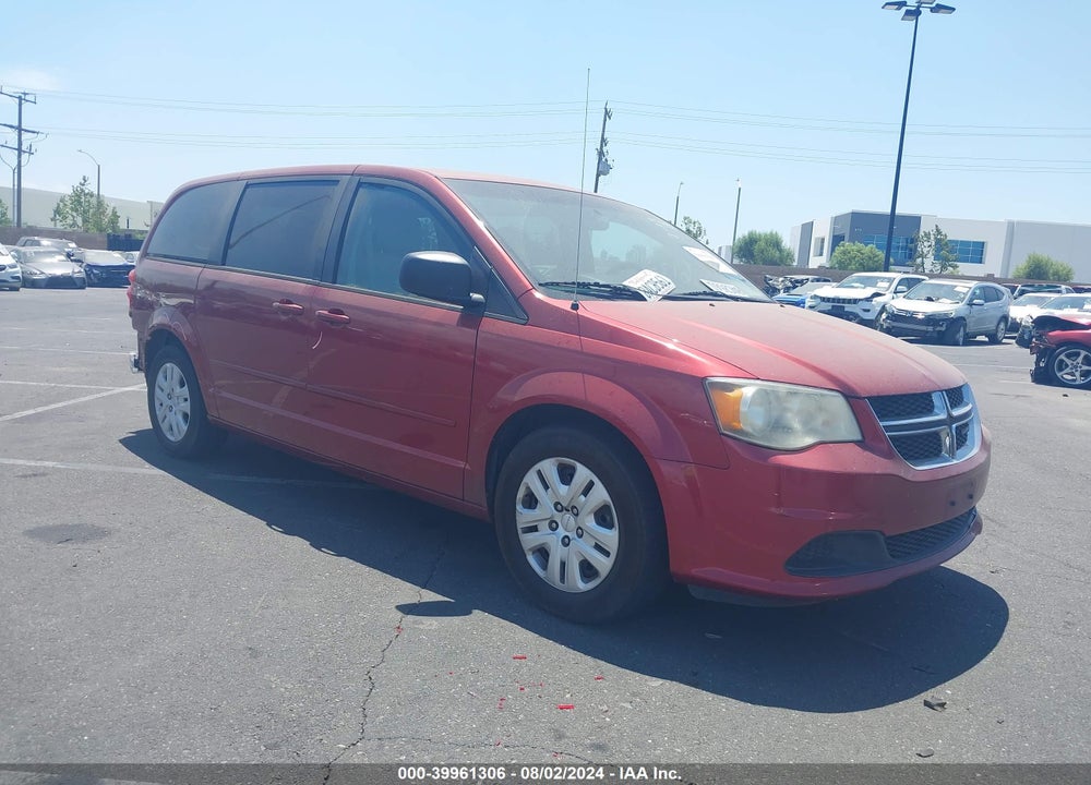 2014 DODGE GRAND CARAVAN SE VIN: 2C4RDGBG5ER276010