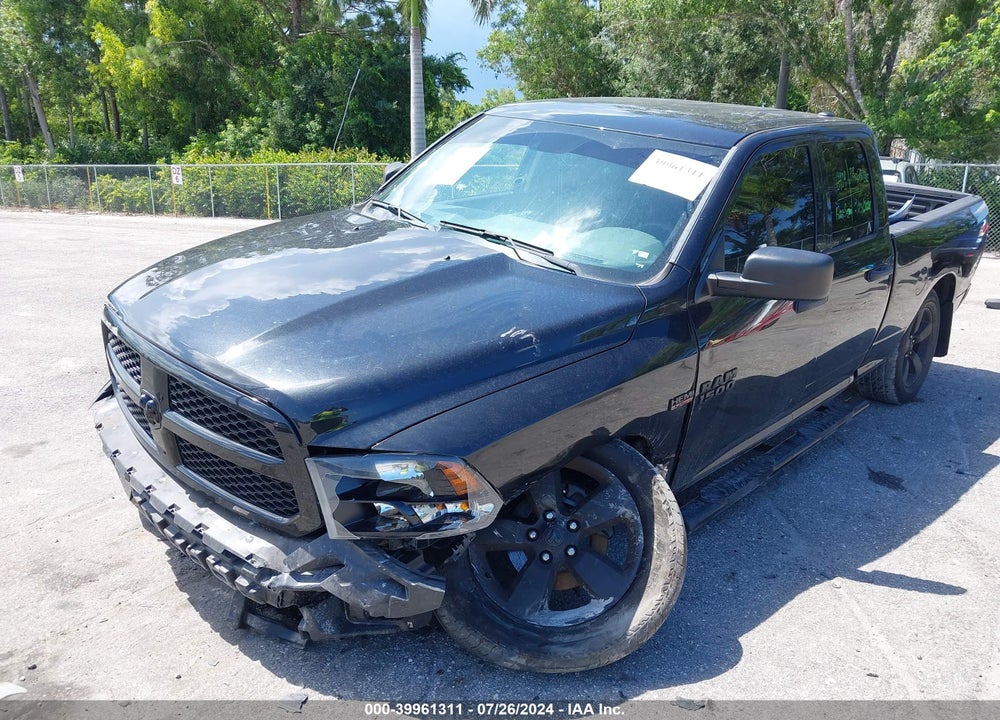 2017 RAM 1500 EXPRESS QUAD CAB 4X4 6'4 BOX VIN: 1C6RR7FT5HS608336