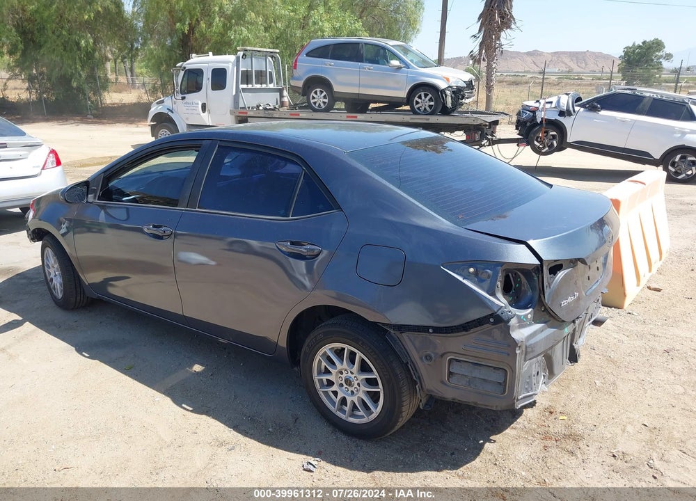 2016 TOYOTA COROLLA L VIN: 5YFBURHE3GP435483