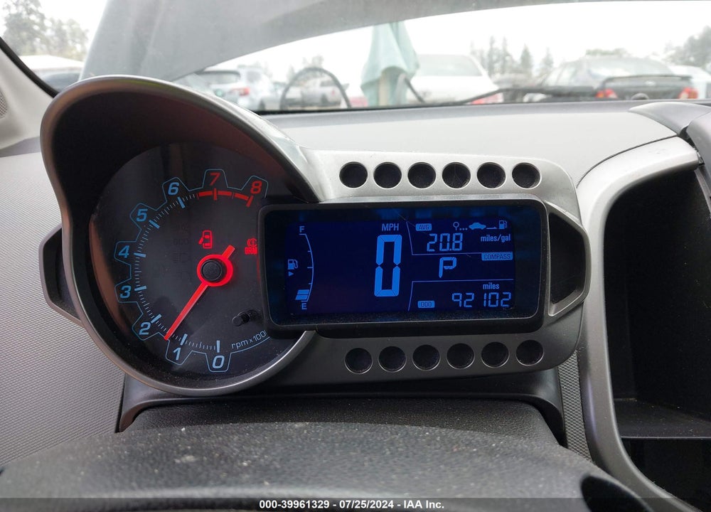 2012 CHEVROLET SONIC 2LZ VIN: 1G1JE5SB2C4196918