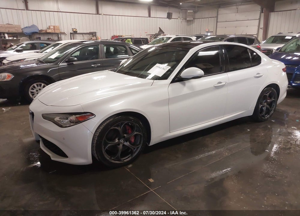 2019 ALFA ROMEO GIULIA TI SPORT AWD VIN: ZARFANBN0K7612390