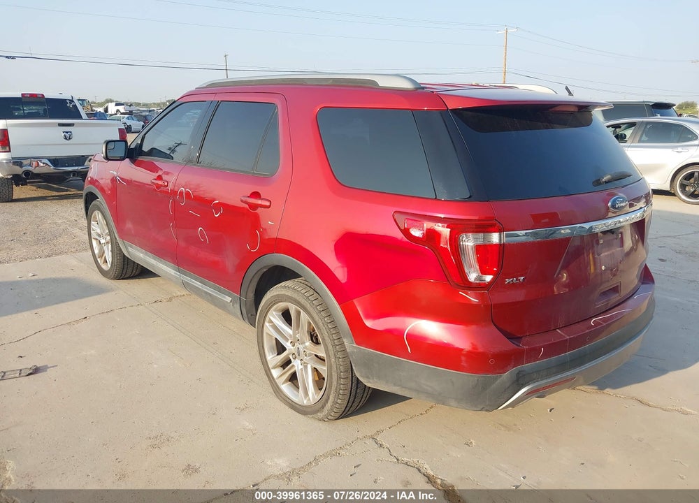 2017 FORD EXPLORER XLT VIN: 1FM5K7D8XHGD85462