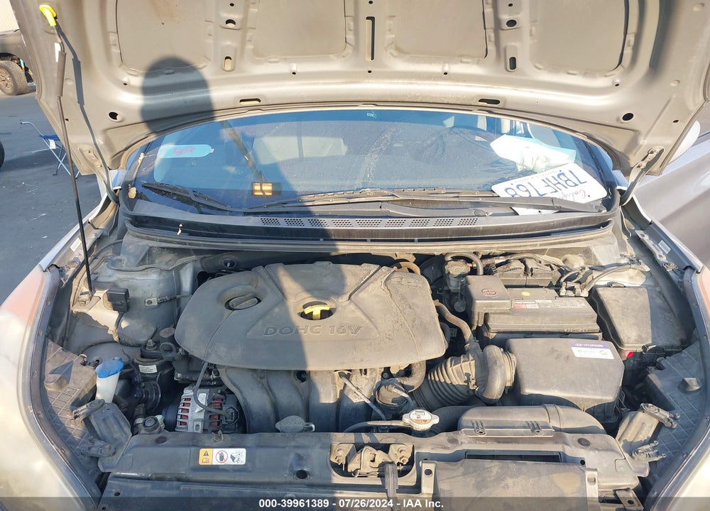 2013 HYUNDAI ELANTRA GLS VIN: KMHDH4AE7DU927468