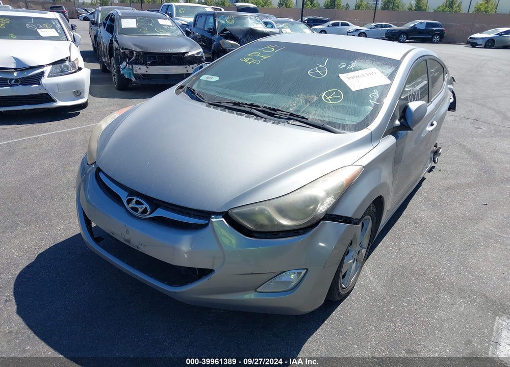 2013 HYUNDAI ELANTRA GLS VIN: KMHDH4AE7DU927468