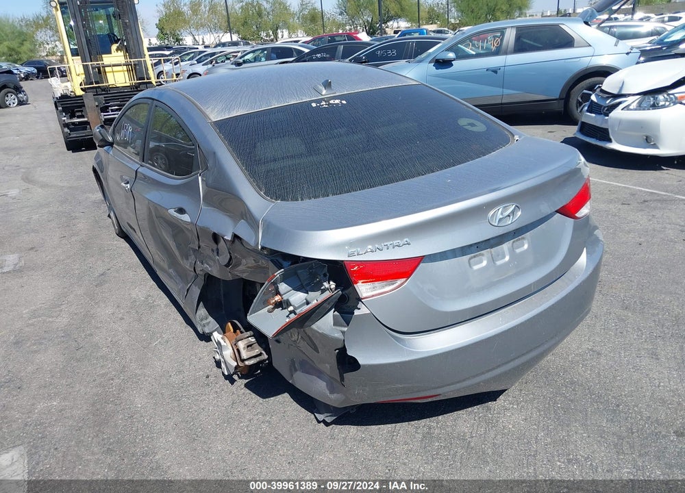 2013 HYUNDAI ELANTRA GLS VIN: KMHDH4AE7DU927468