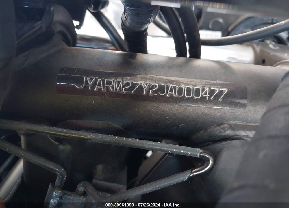 2018 YAMAHA MT07 C VIN: JYARM27Y2JA000477