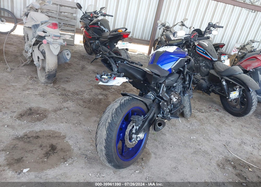 2018 YAMAHA MT07 C VIN: JYARM27Y2JA000477