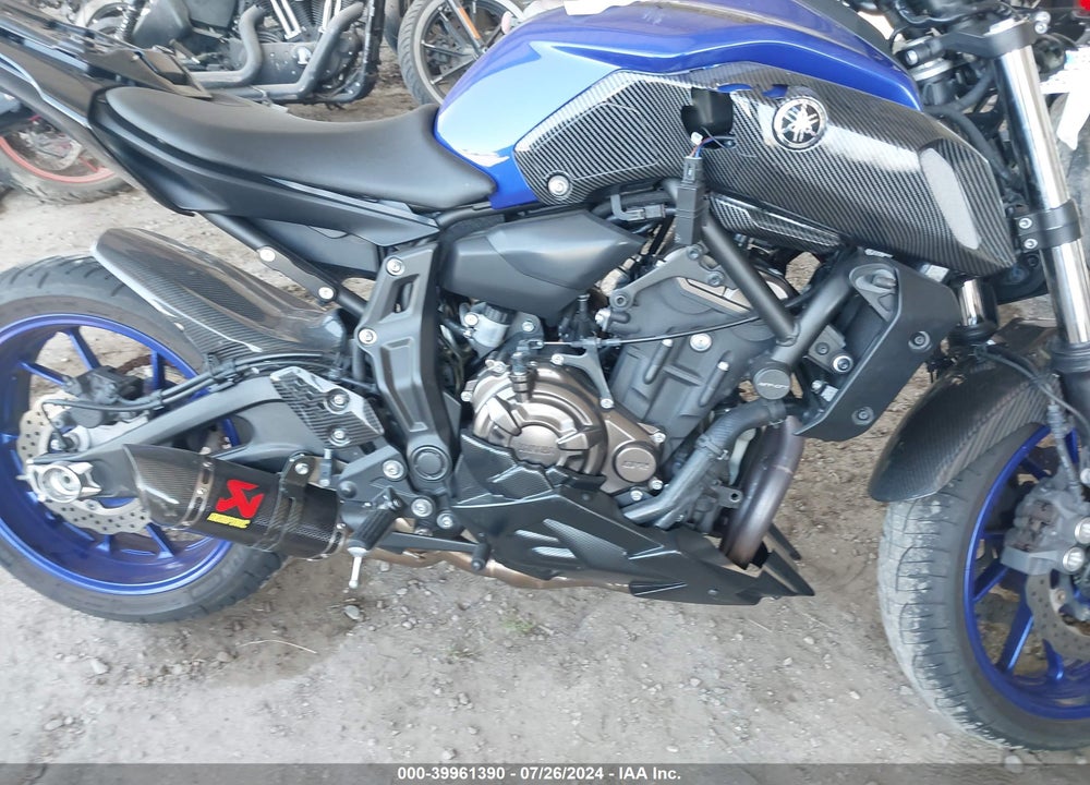 2018 YAMAHA MT07 C VIN: JYARM27Y2JA000477