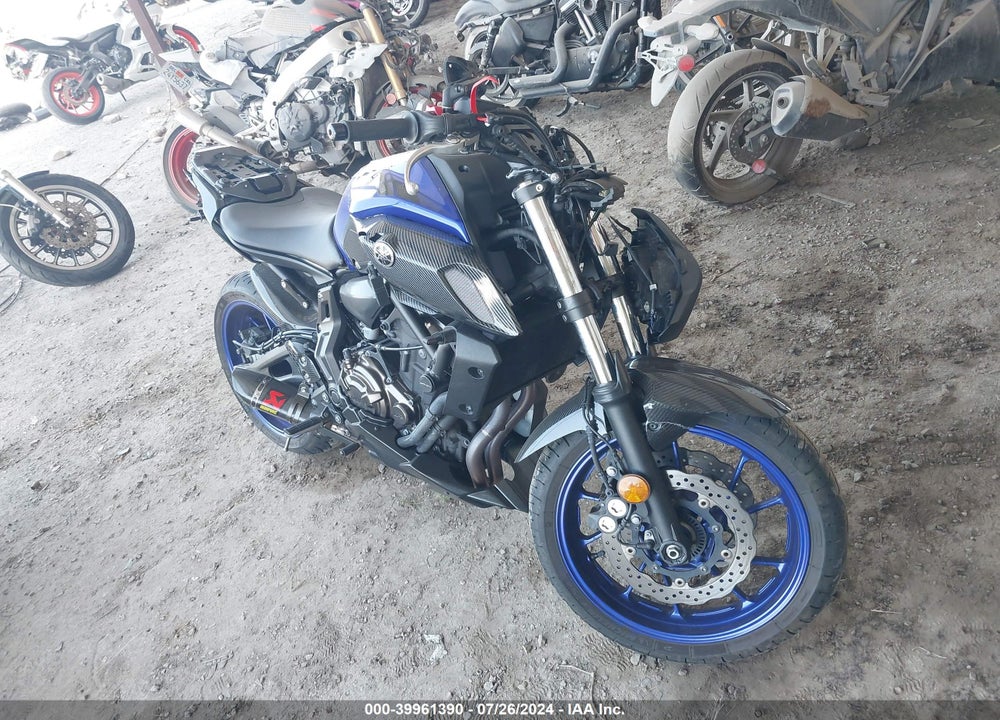 2018 YAMAHA MT07 C VIN: JYARM27Y2JA000477
