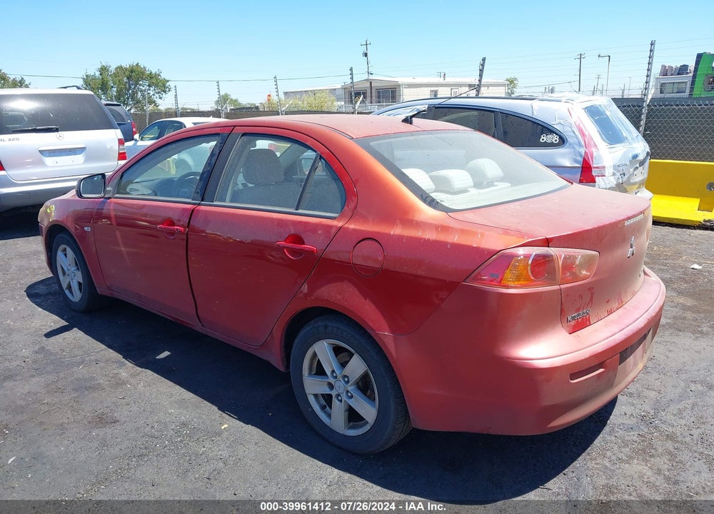 2009 MITSUBISHI LANCER ES/ES SPORT VIN: JA3AU26U89U005918
