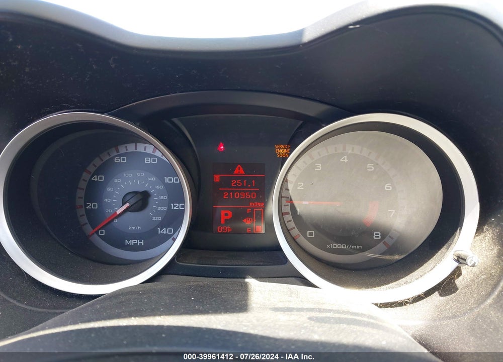 2009 MITSUBISHI LANCER ES/ES SPORT VIN: JA3AU26U89U005918