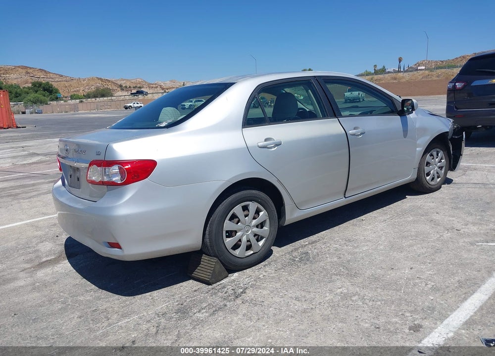 2011 TOYOTA COROLLA LE VIN: JTDBU4EE0B9163917