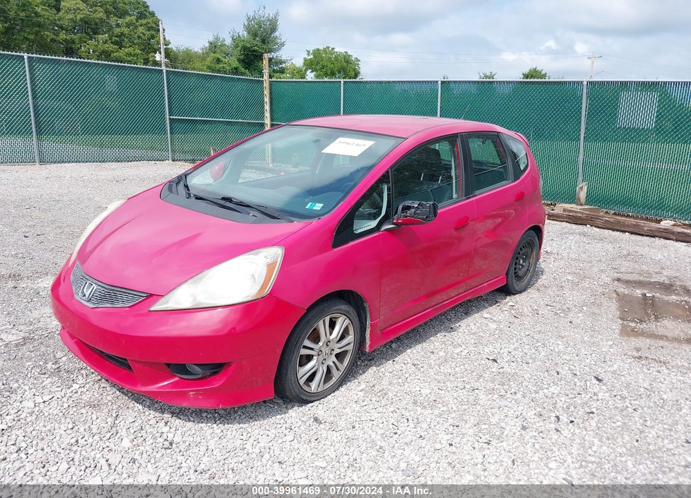 2009 HONDA FIT SPORT VIN: JHMGE87459S057740