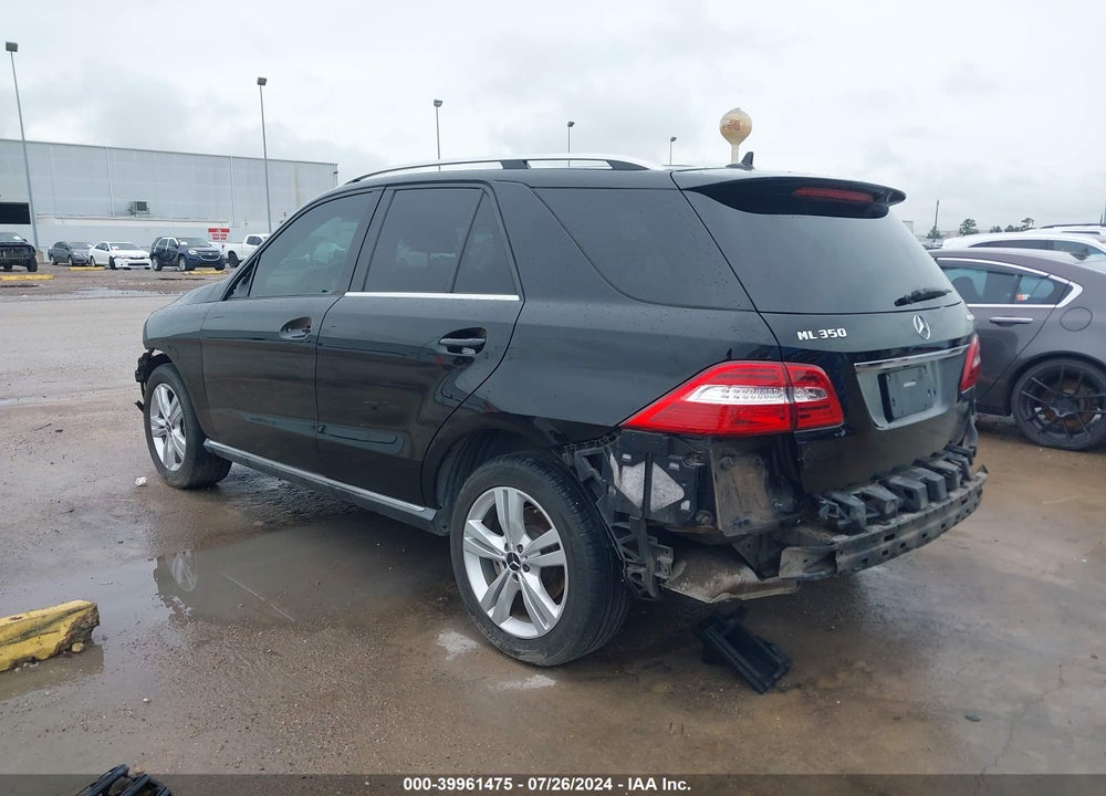 2015 MERCEDES-BENZ ML 350 4MATIC VIN: 4JGDA5HB8FA597169