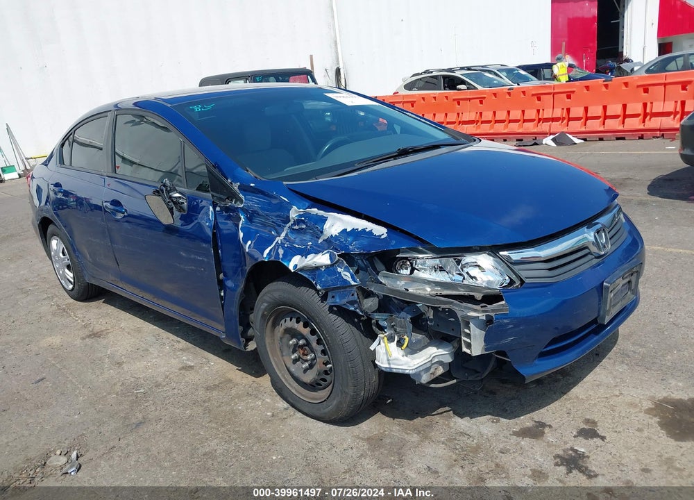 2012 HONDA CIVIC VIN: 19XFB2E53CE004978