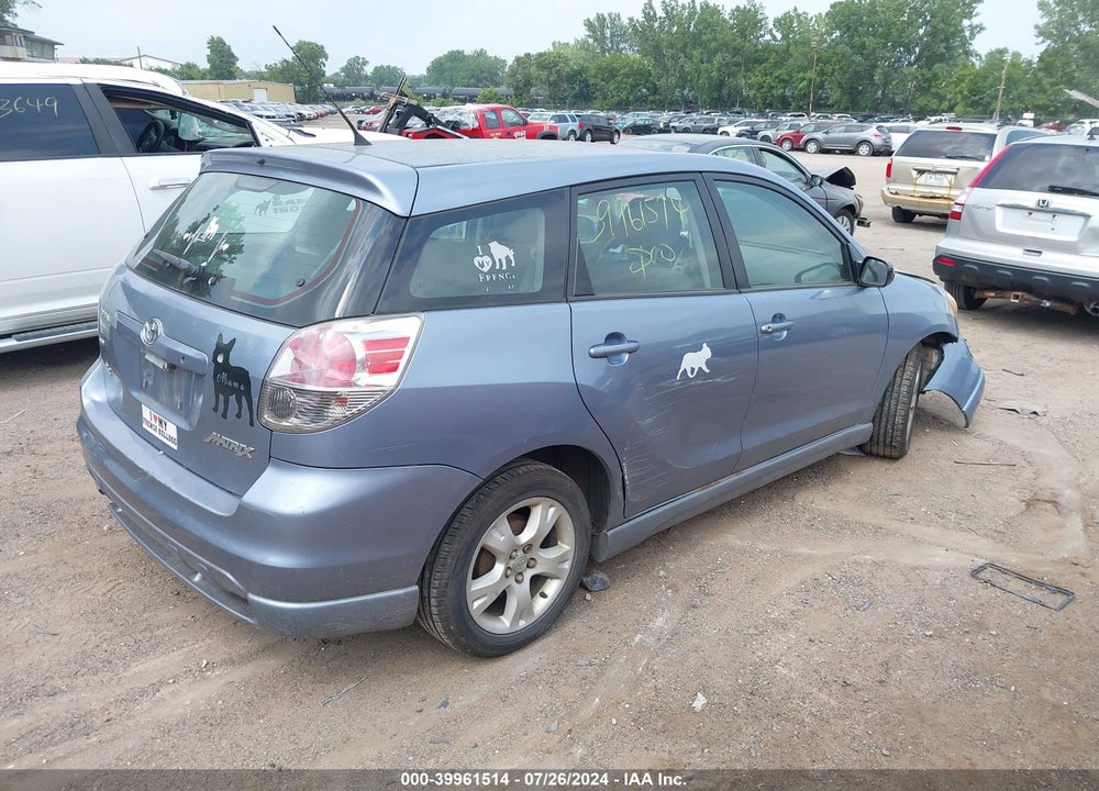 2006 TOYOTA MATRIX/XR VIN: 2T1KR30E16C560233