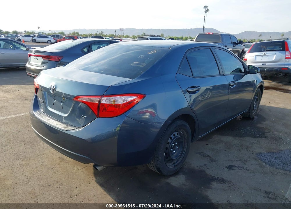 2018 TOYOTA COROLLA LE VIN: 2T1BURHEXJC079721