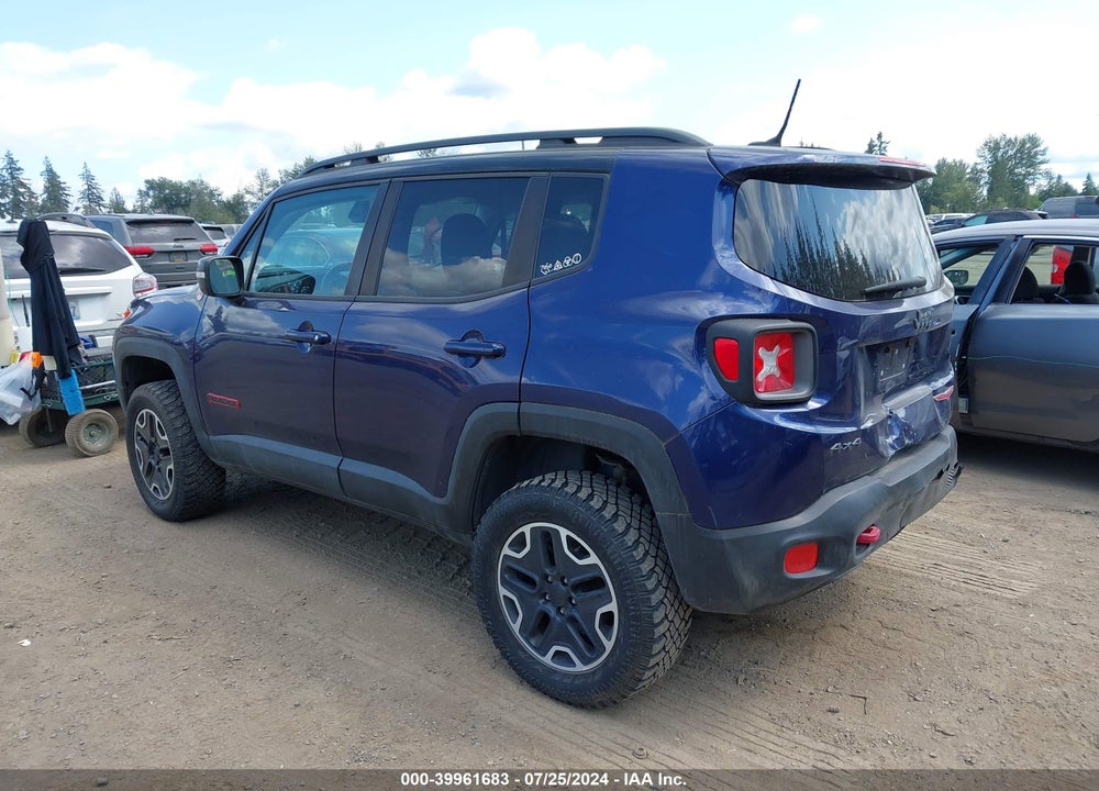 2016 JEEP RENEGADE TRAILHAWK VIN: ZACCJBCT0GPD74382